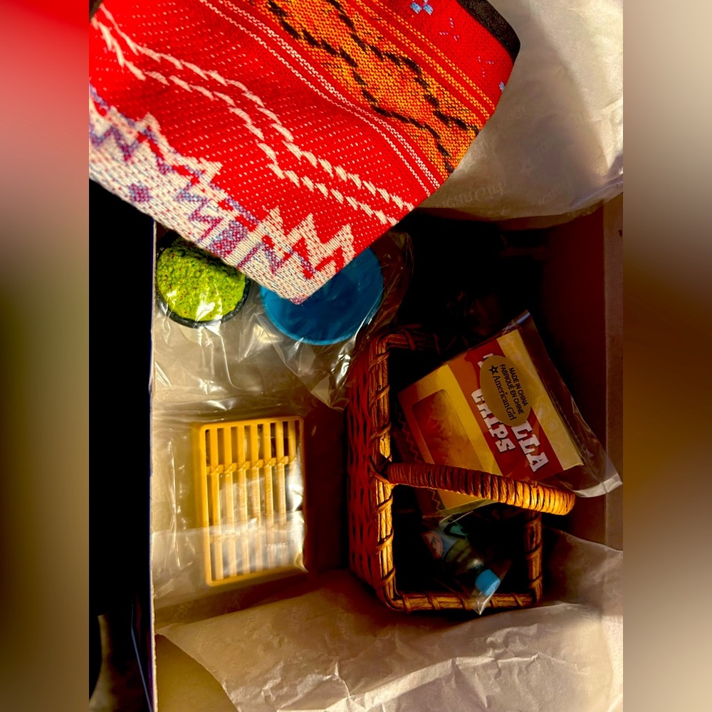 NIB Retired American Girl Saiges Picnic Set